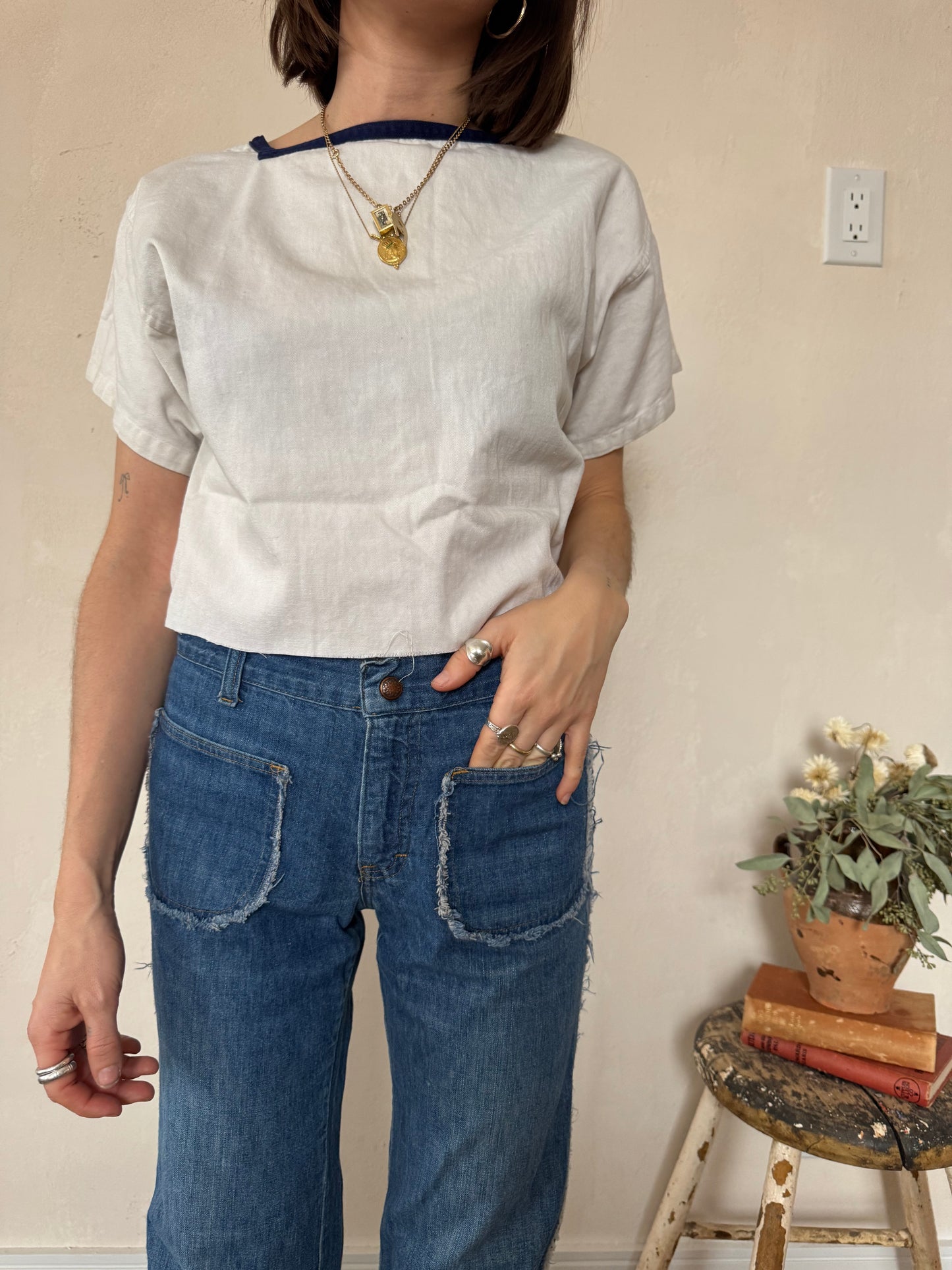 Cropped Sailors Shirt