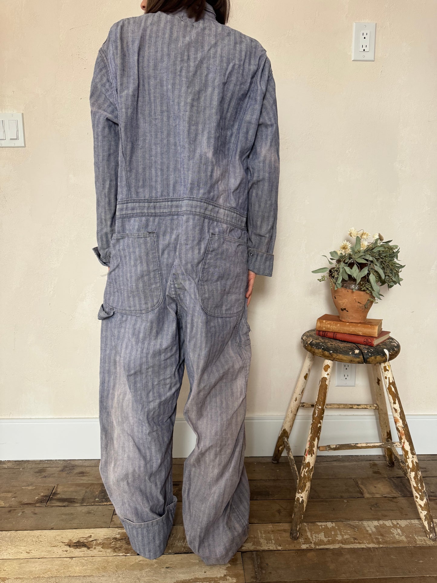 Sun Faded Twill Coveralls