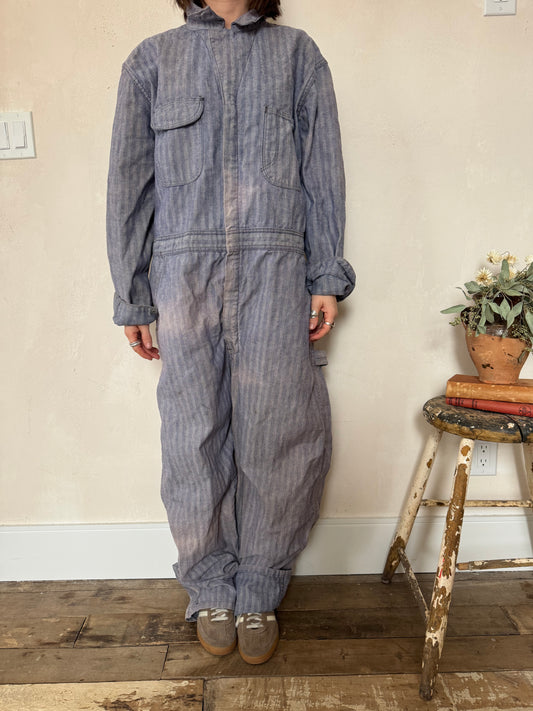 Sun Faded Twill Coveralls