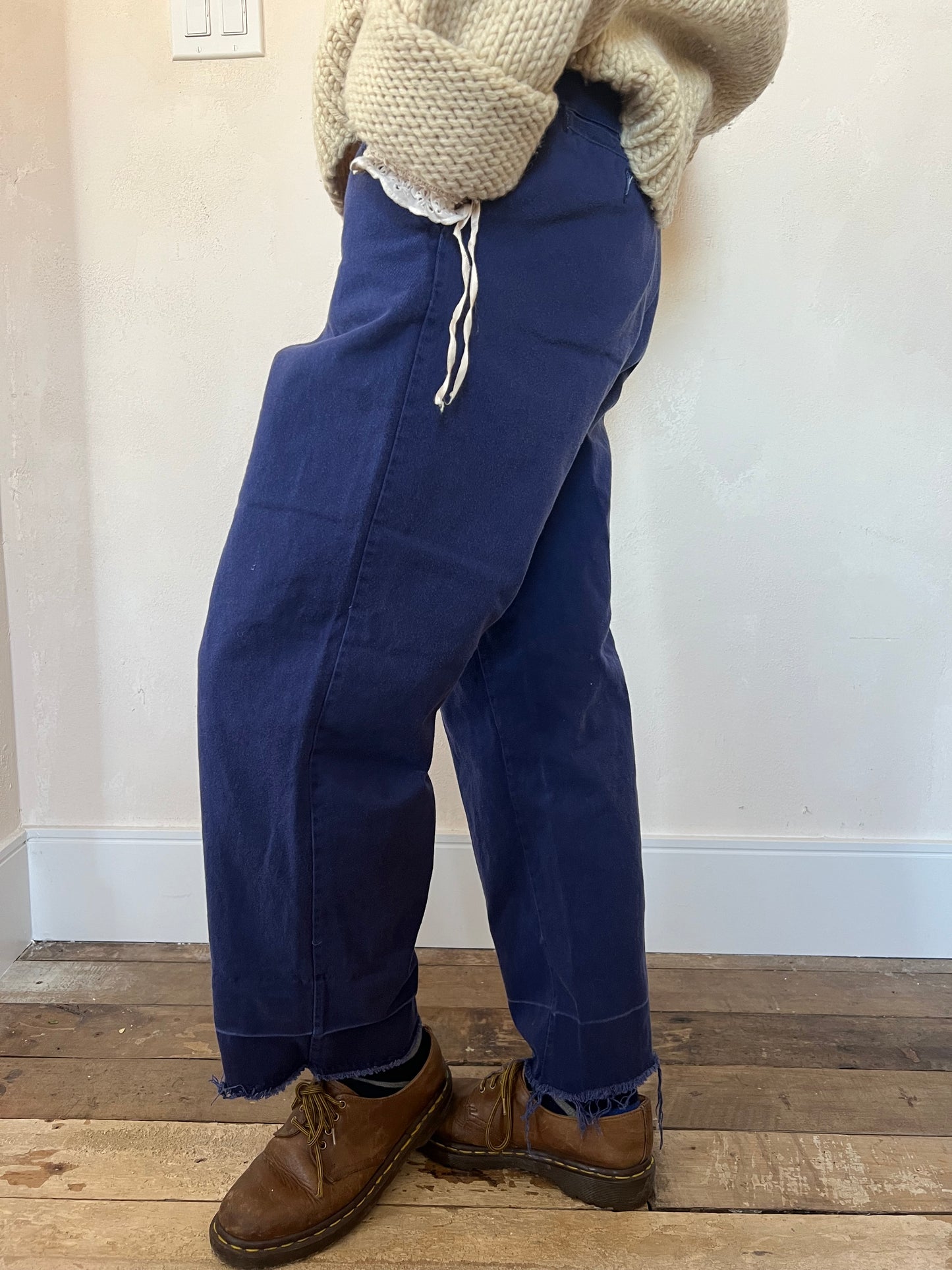 Blue Faded Workwear Trouser 4