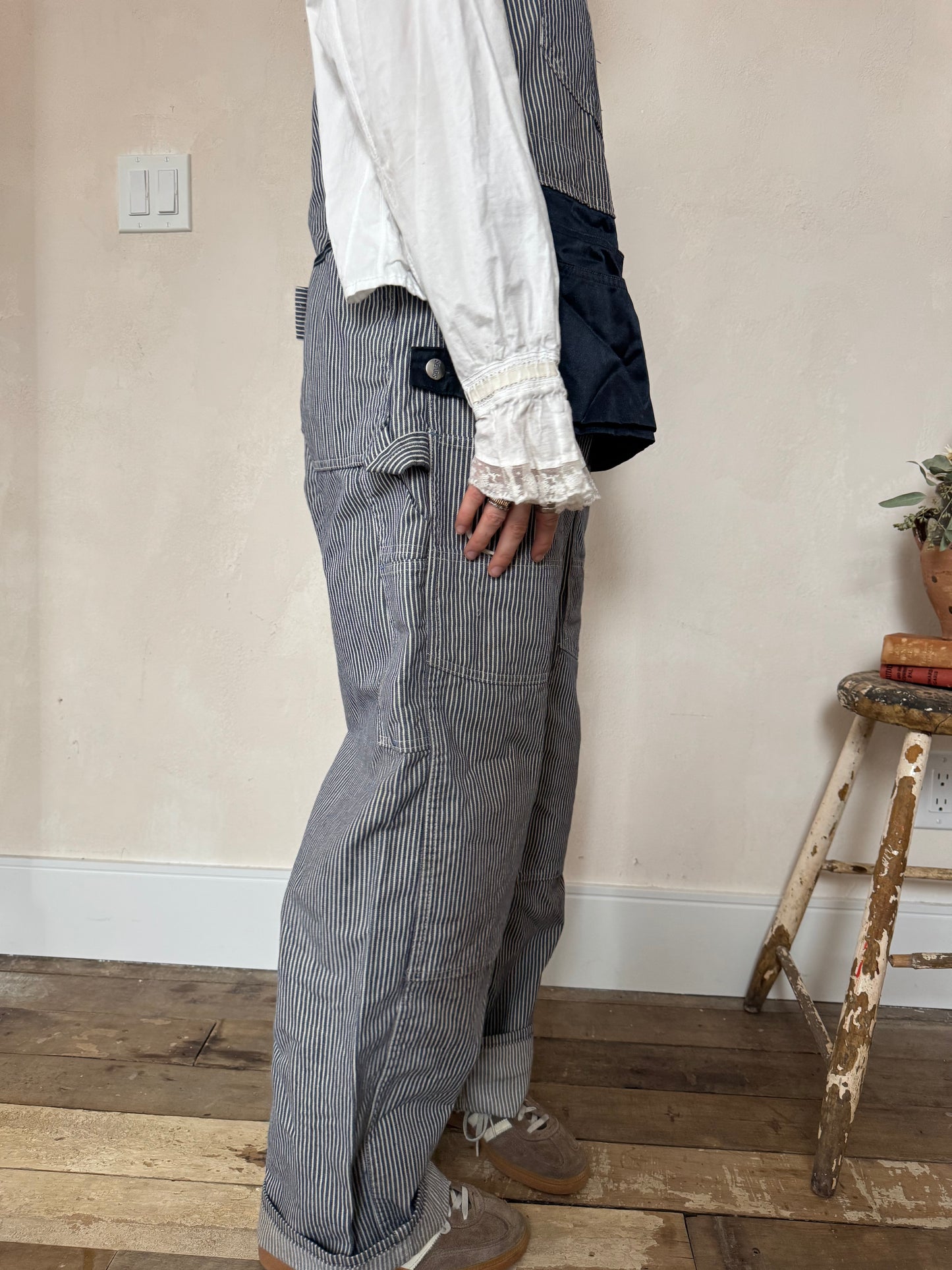 Pinstripe Painters Overalls