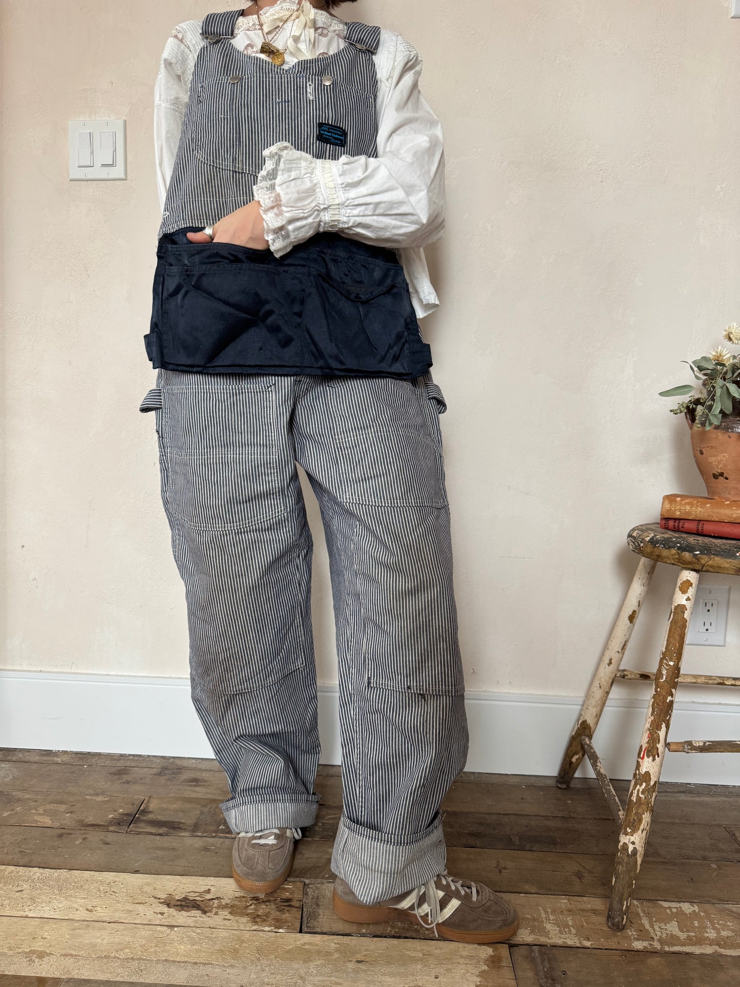 Pinstripe Painters Overalls