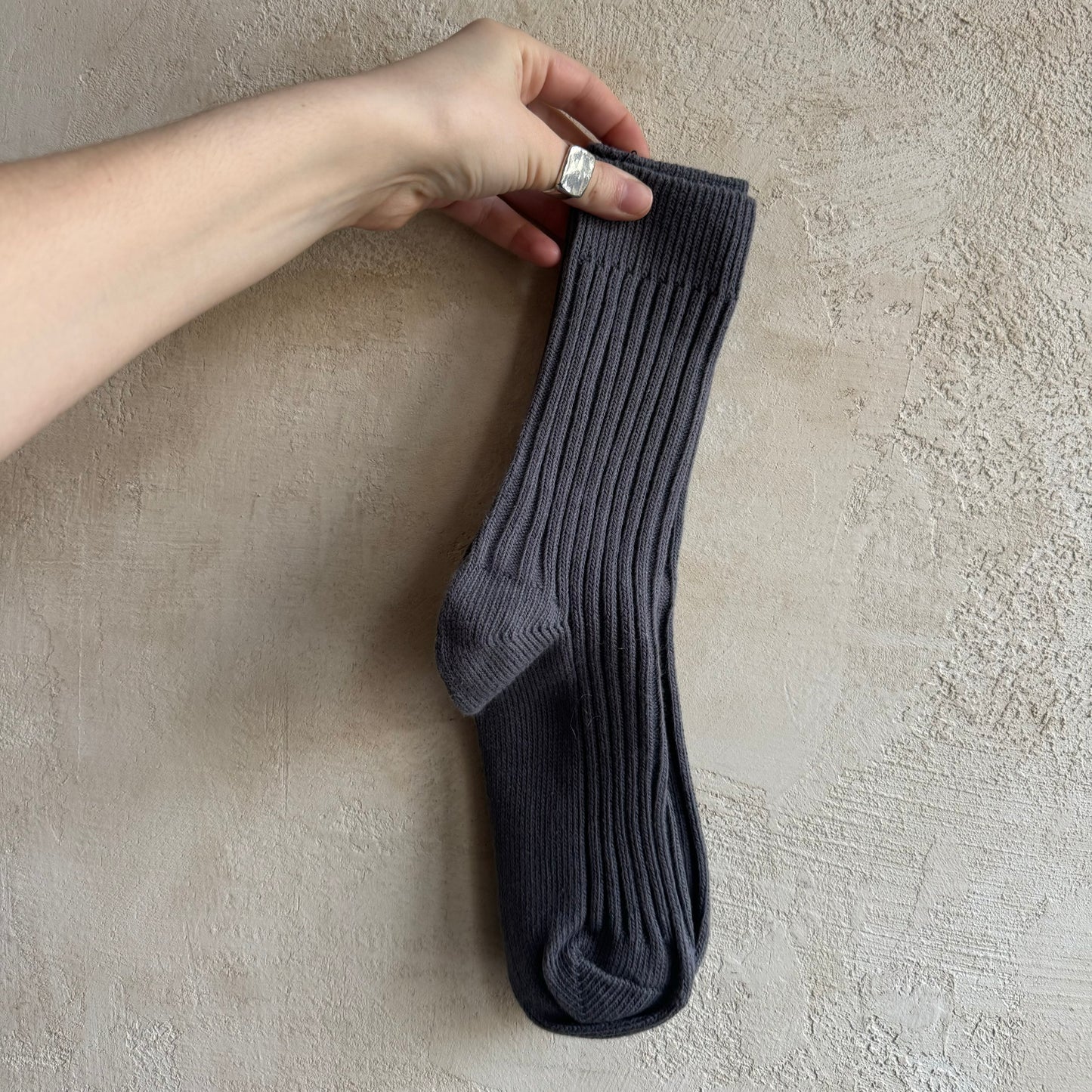 Ribbed Cotton High Socks by Billy Bamboo