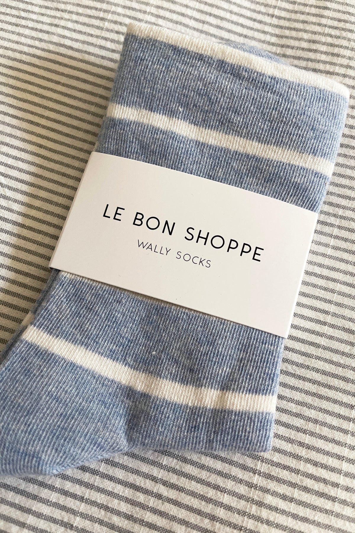 Wally Socks in Sky by Le Bon Shoppe