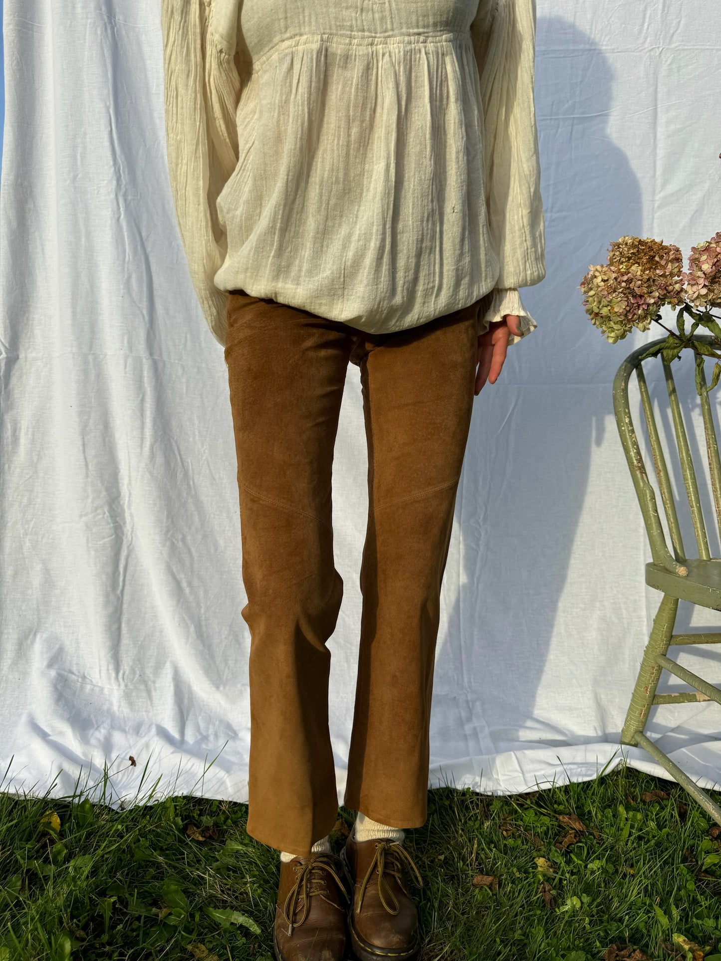 Danier Brown Suede Pants