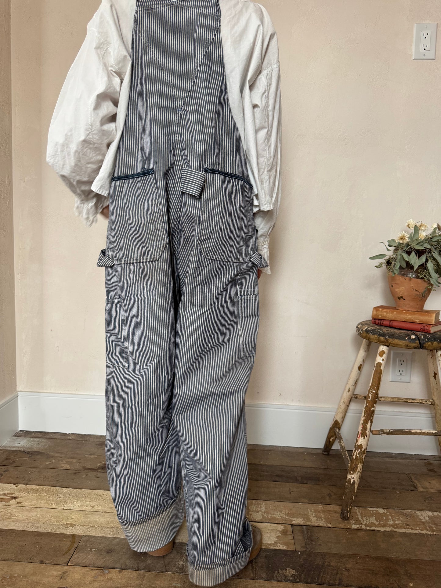 Pinstripe Painters Overalls