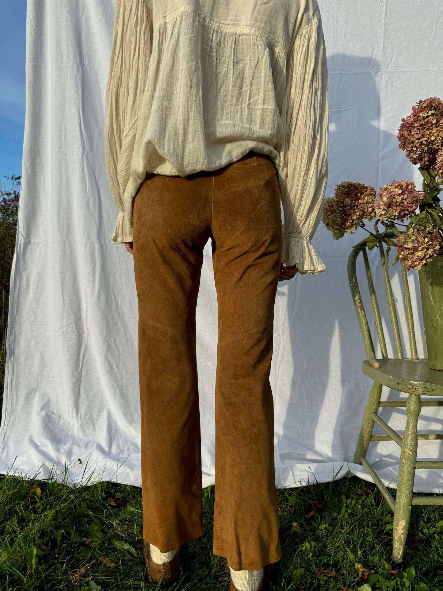 Danier Brown Suede Pants