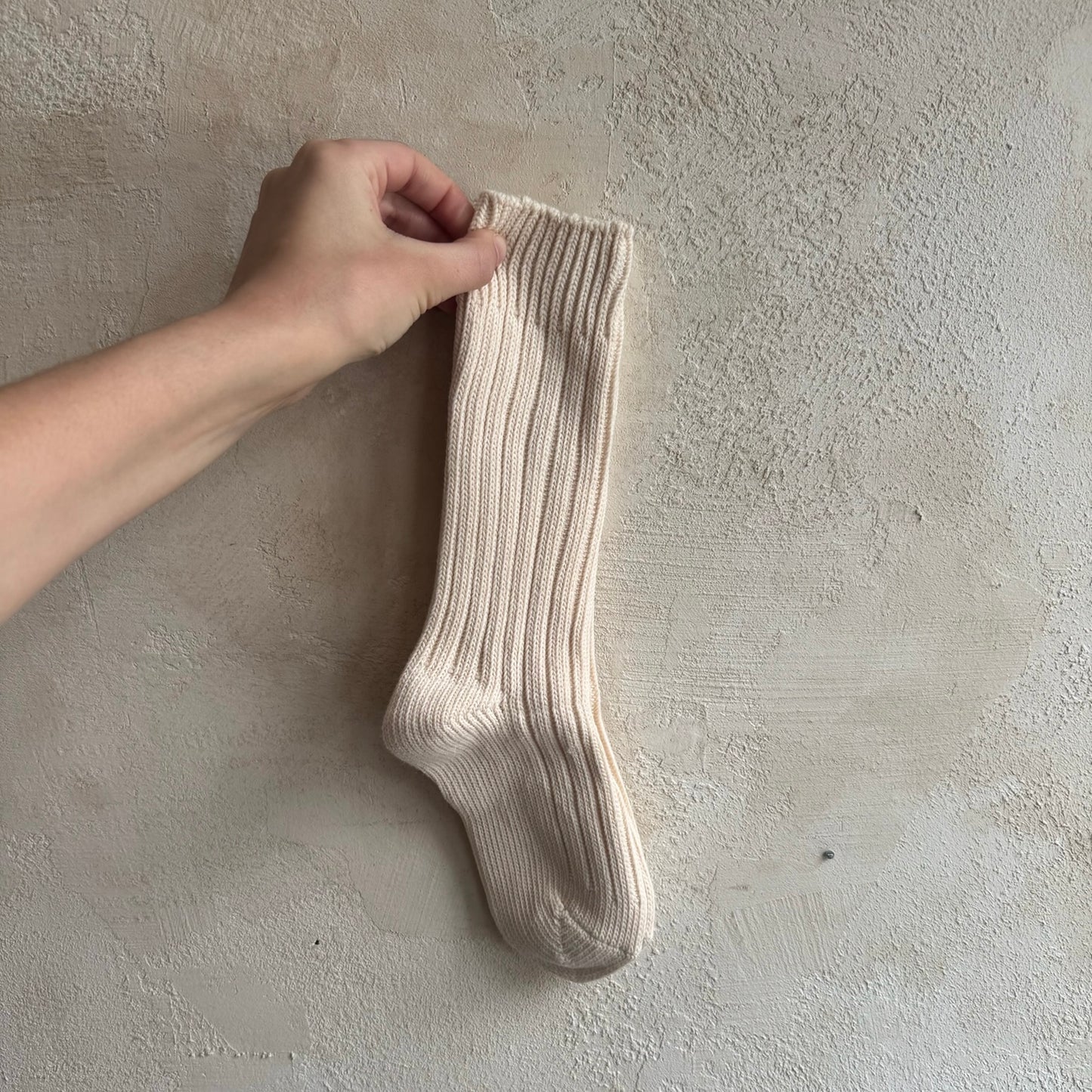 Chunky Ribbed Cotton High Socks by Billy Bamboo