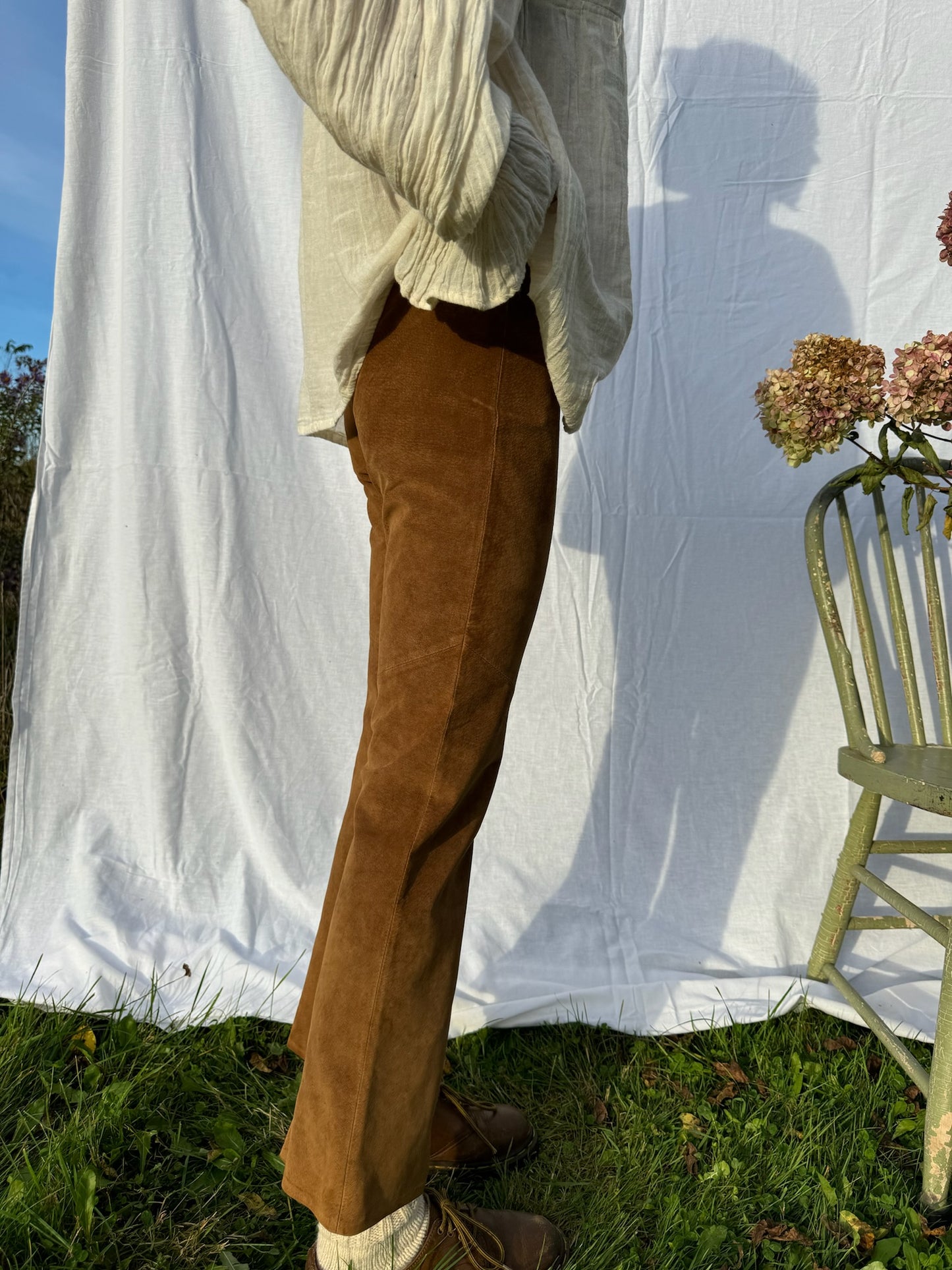 Danier Brown Suede Pants