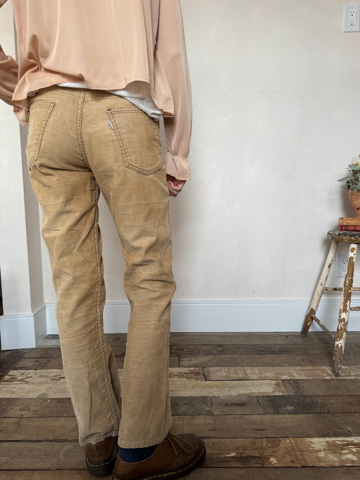 Tan Levis Faded Corduroy Pants