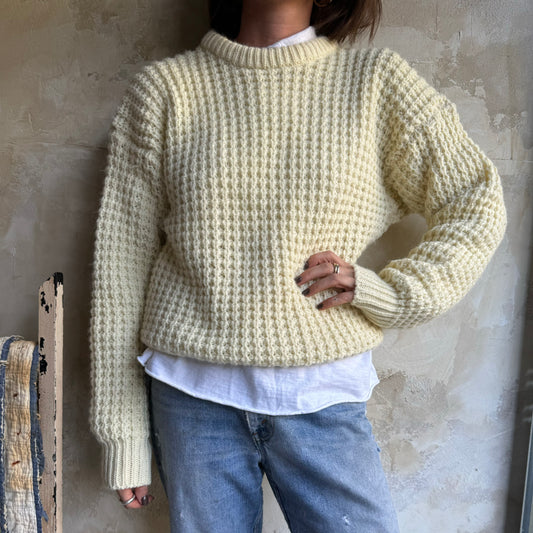 Cream Wool Sweater