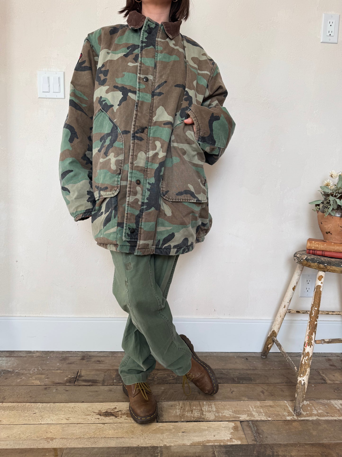 Camo Zip-up Jacket