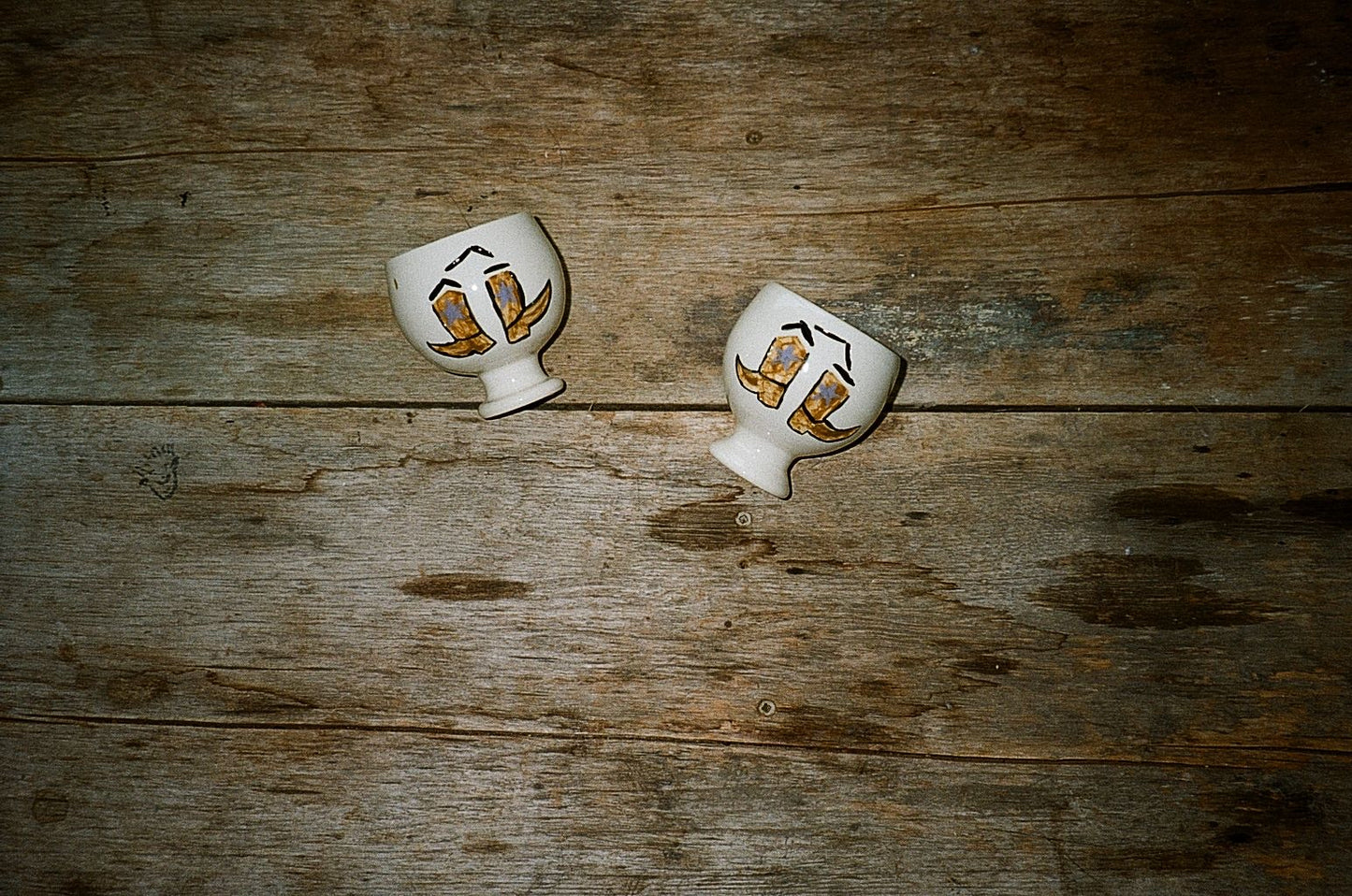 Cowboy Boot Wine Cups by Danny D's Mudshop