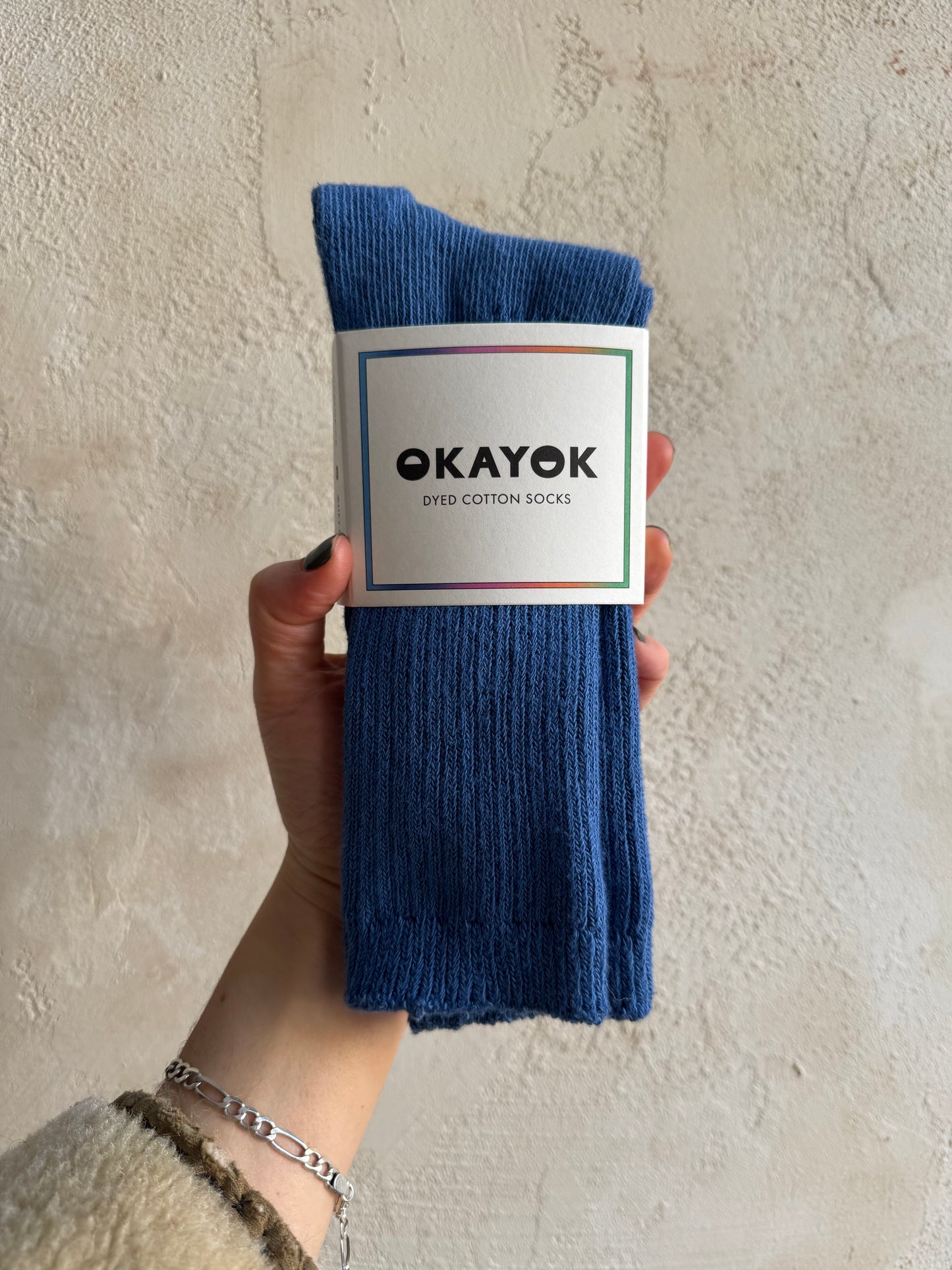 Dyed Cotton Socks By Okayok