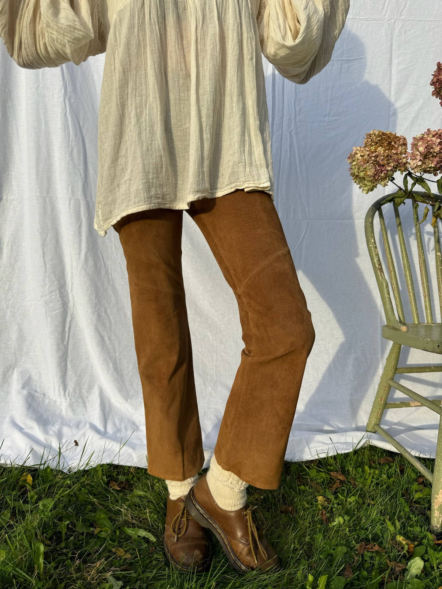 Danier Brown Suede Pants