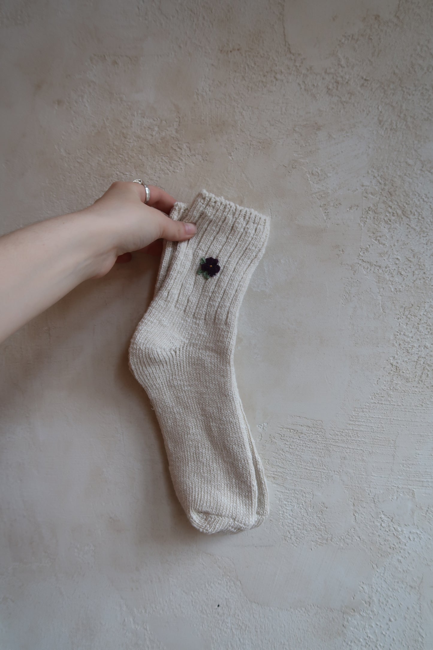 Crochet Flower Socks by Billy Bamboo