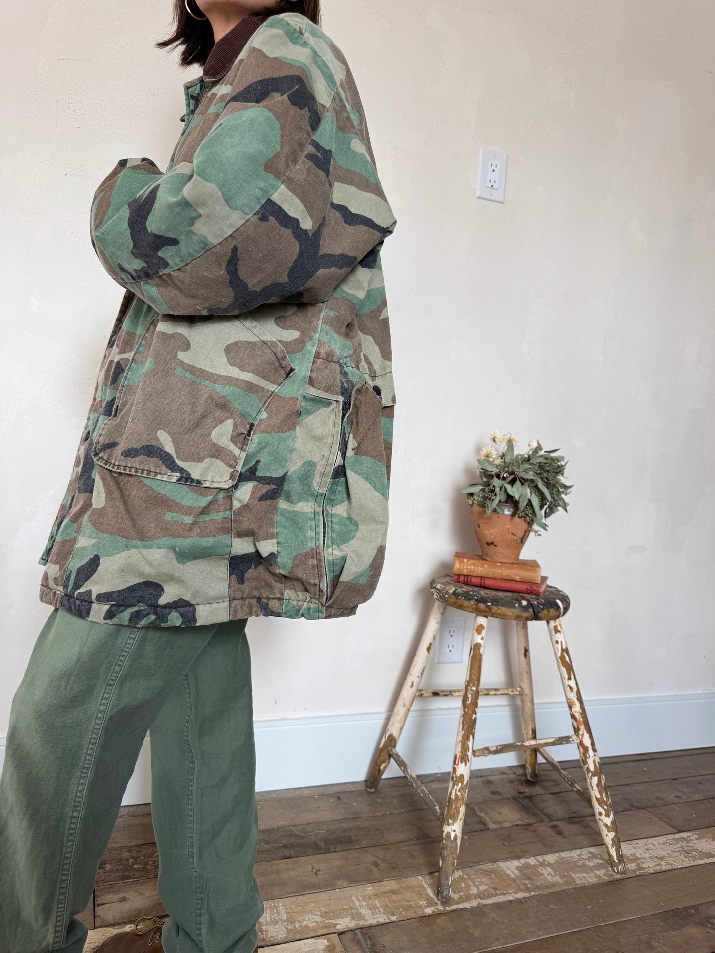 Camo Zip-up Jacket