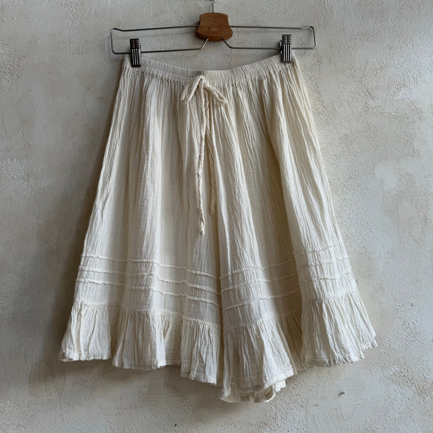 Natural Cotton Ruffle Bloomers