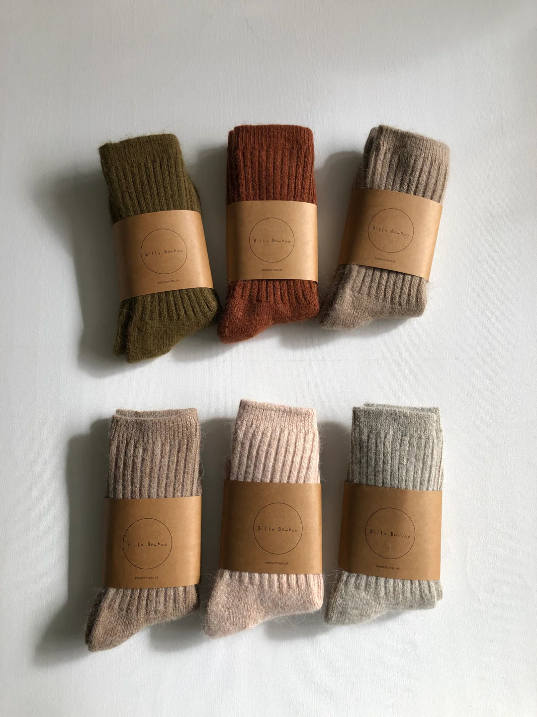 Angora Cabin Socks by Billy Bamboo