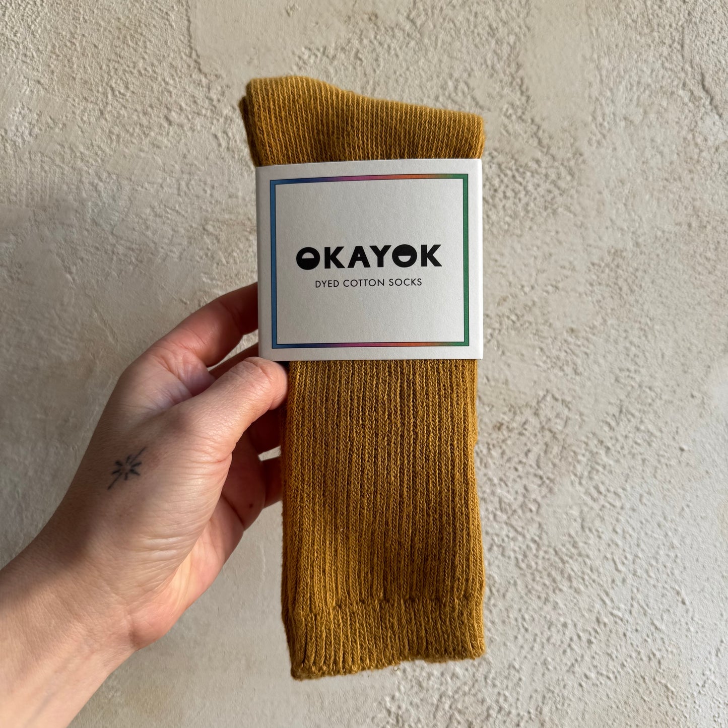 Dyed Cotton Socks By Okayok