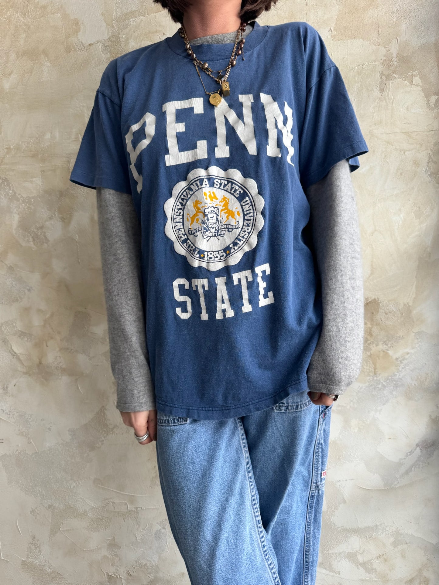 Penn State Faded Blue Tee