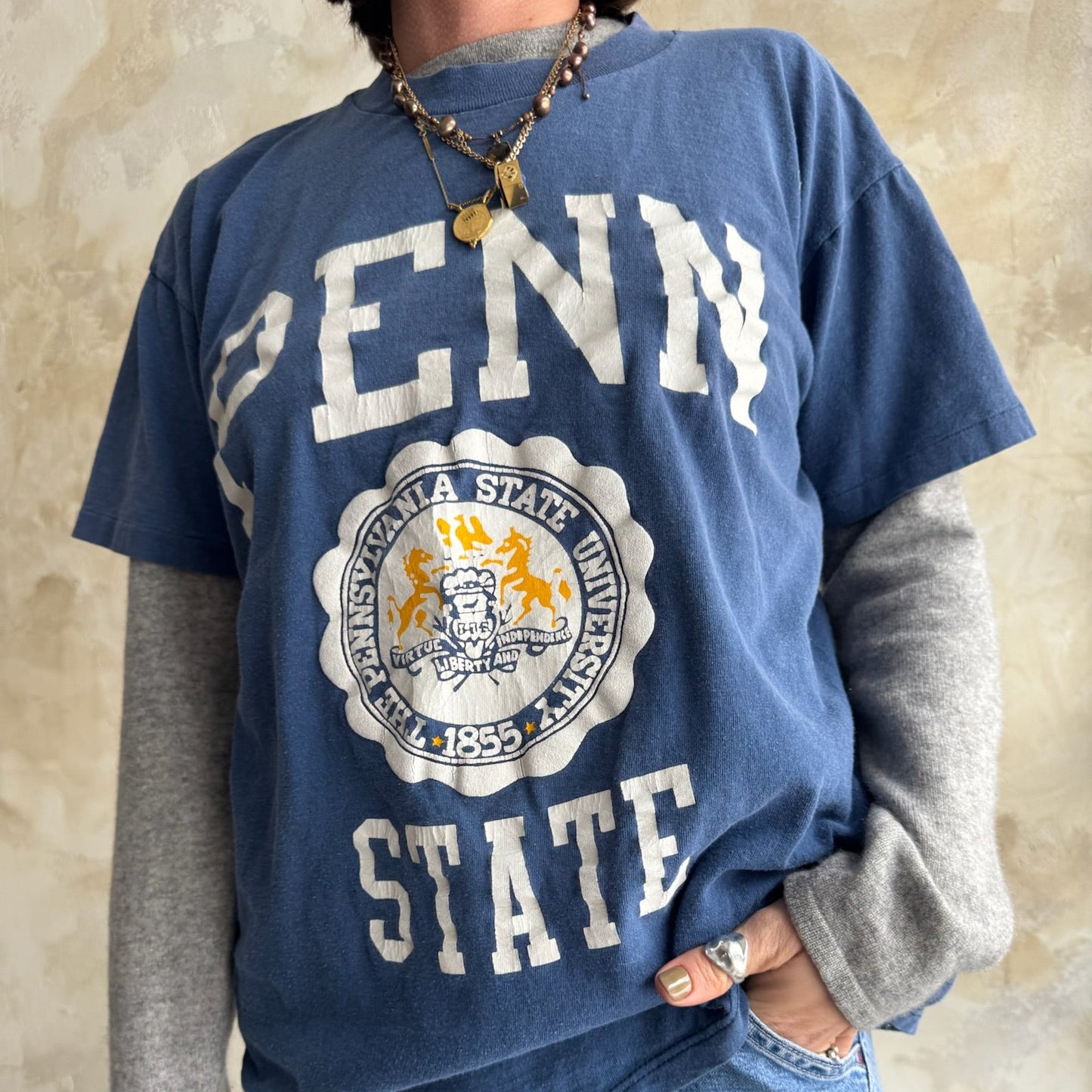 Penn State Faded Blue Tee