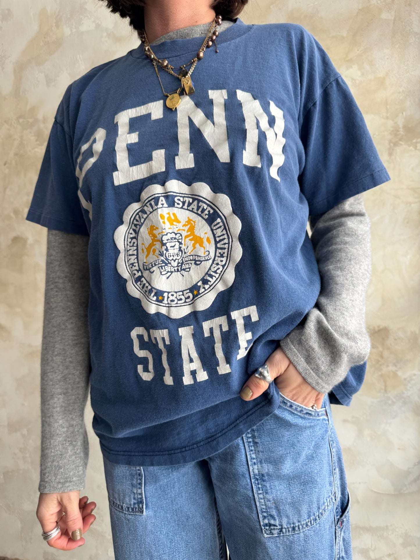 Penn State Faded Blue Tee