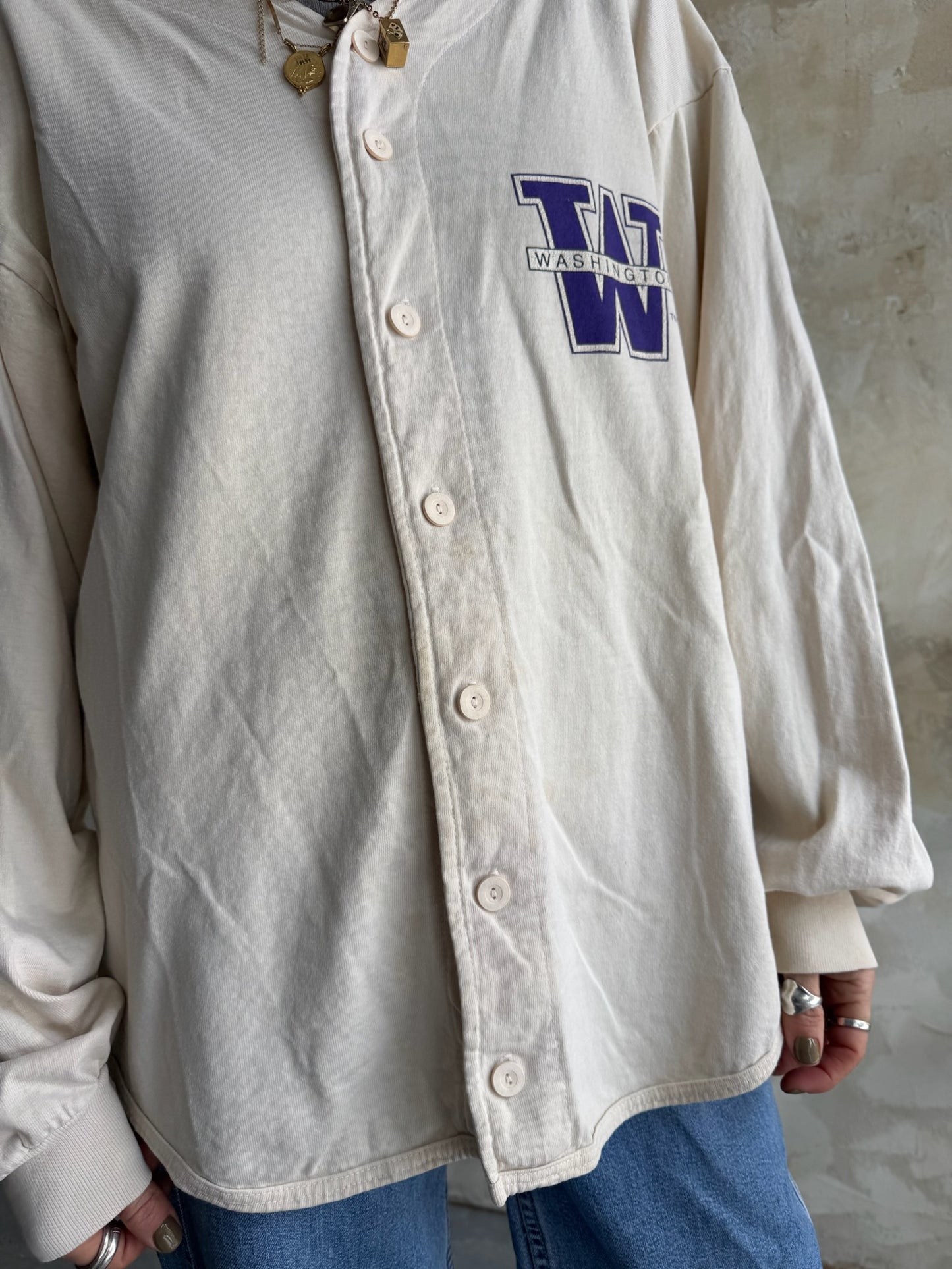 Washington Huskies Cream Longsleeve