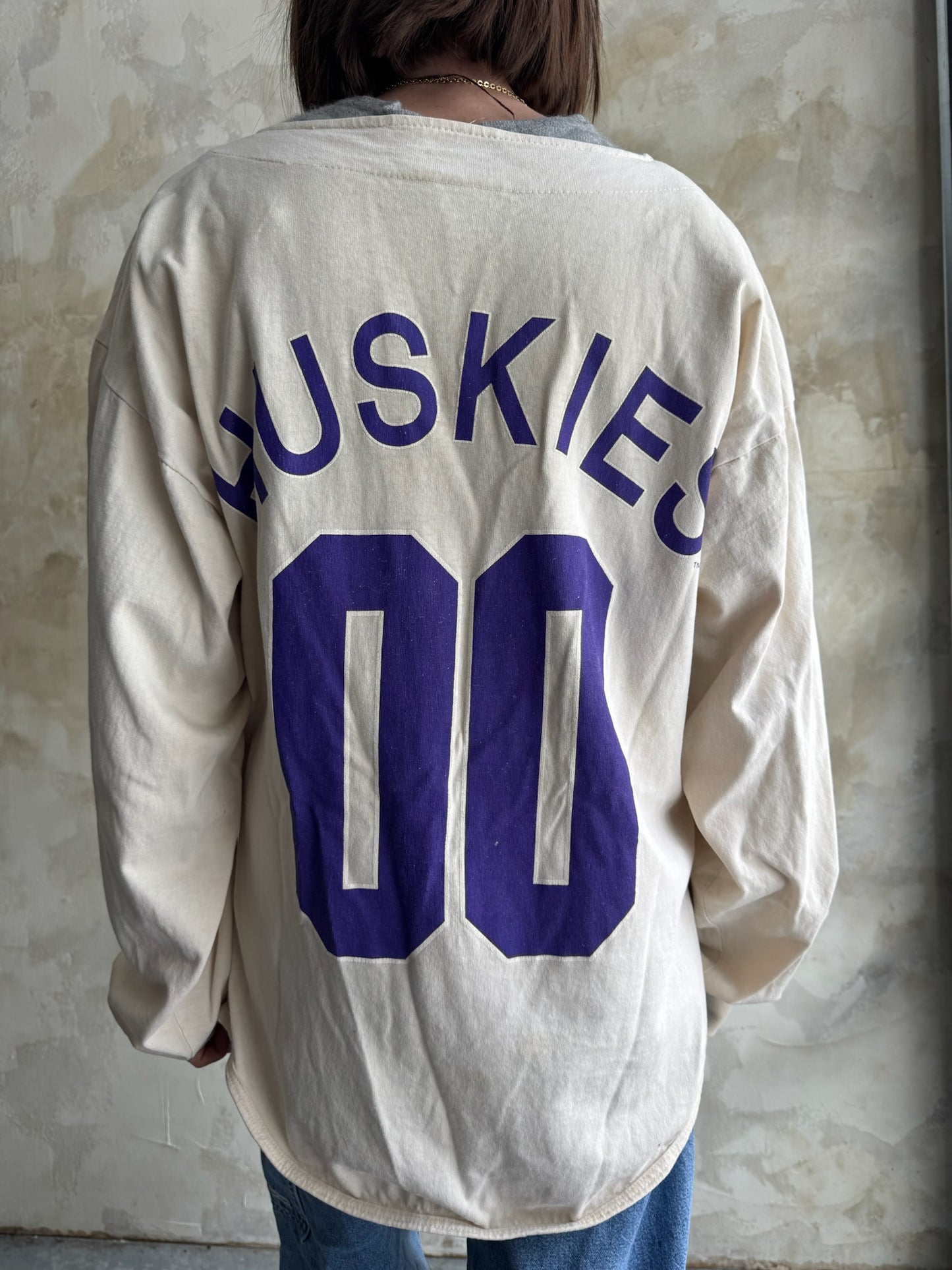 Washington Huskies Cream Longsleeve