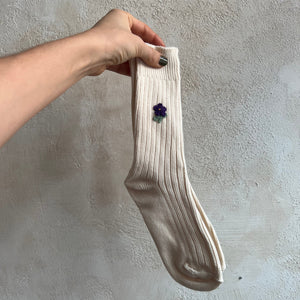 Crochet Flower Socks by Billy Bamboo