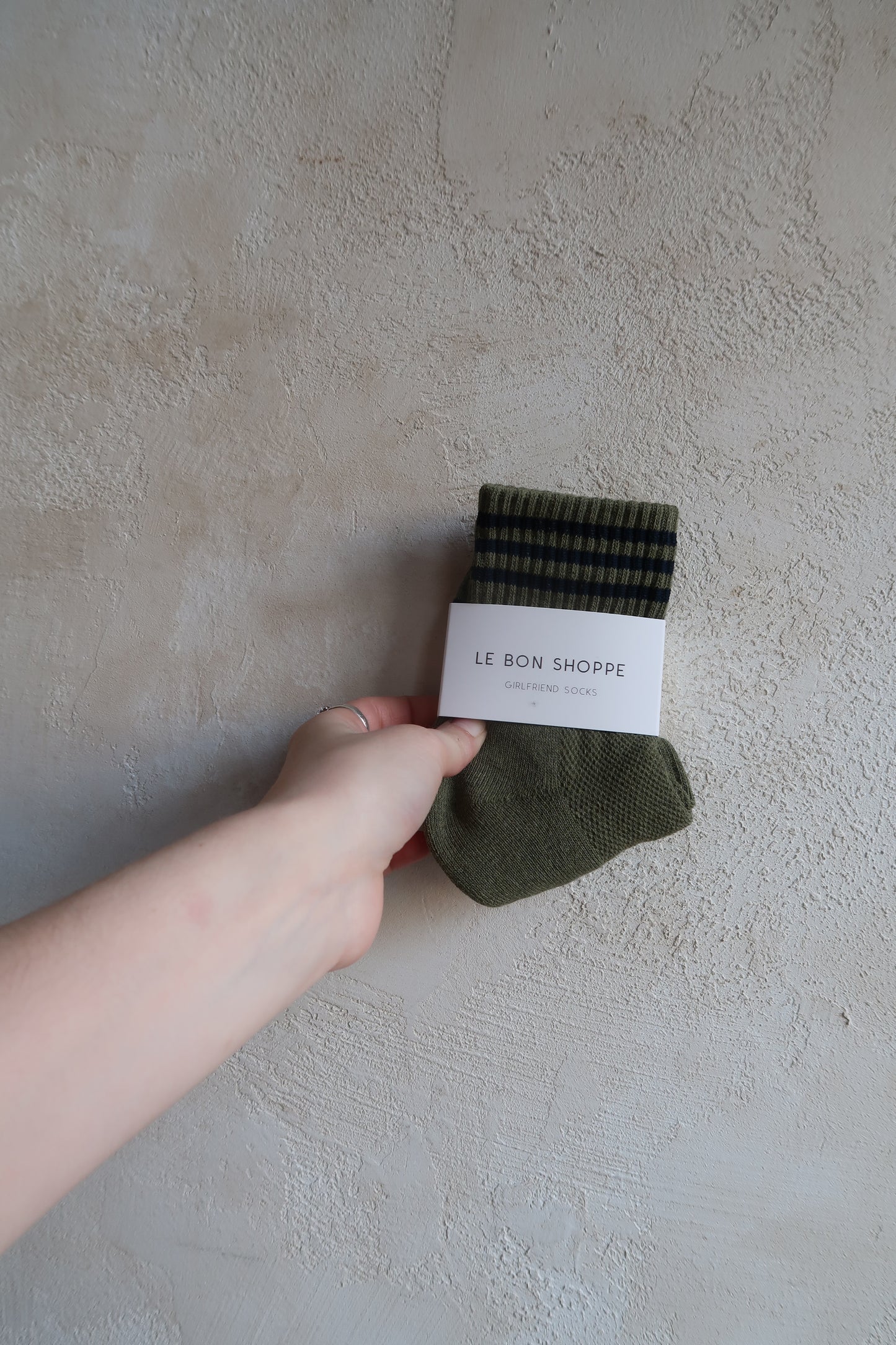 Girlfriend Socks in Sage By Le Bon Shoppe