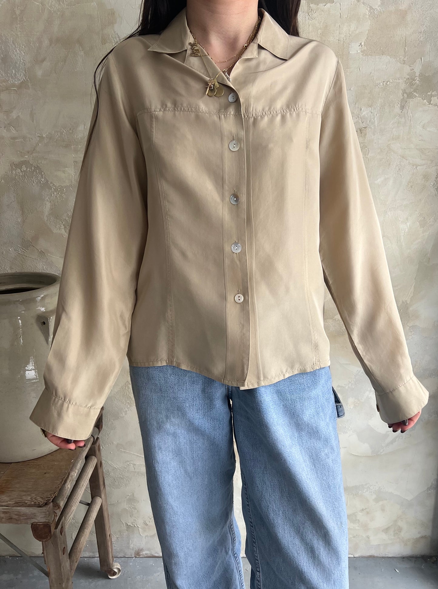 Sand Silk Shirt