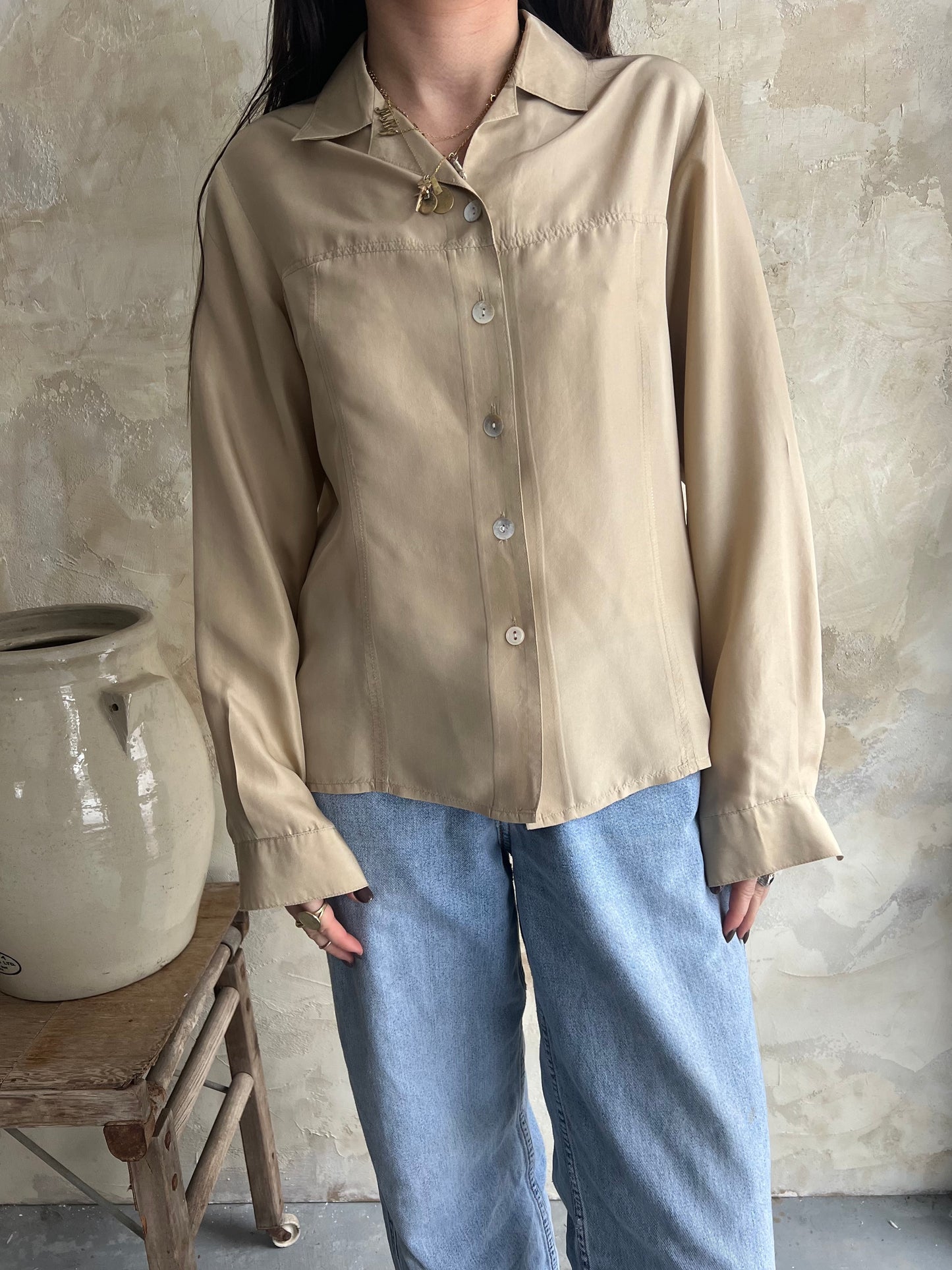 Sand Silk Shirt