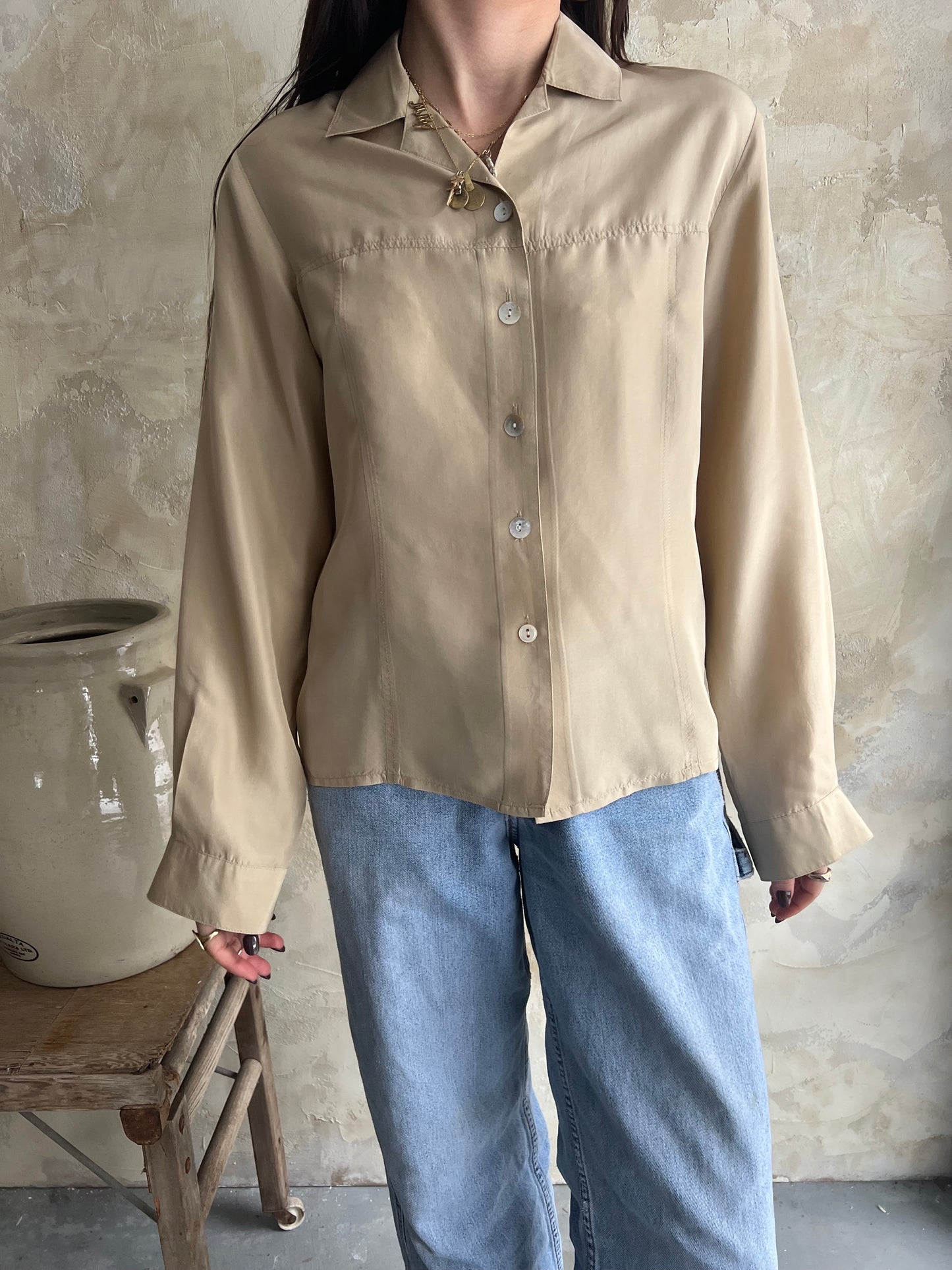 Sand Silk Shirt