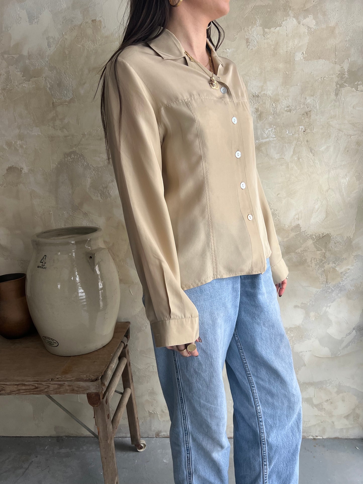 Sand Silk Shirt