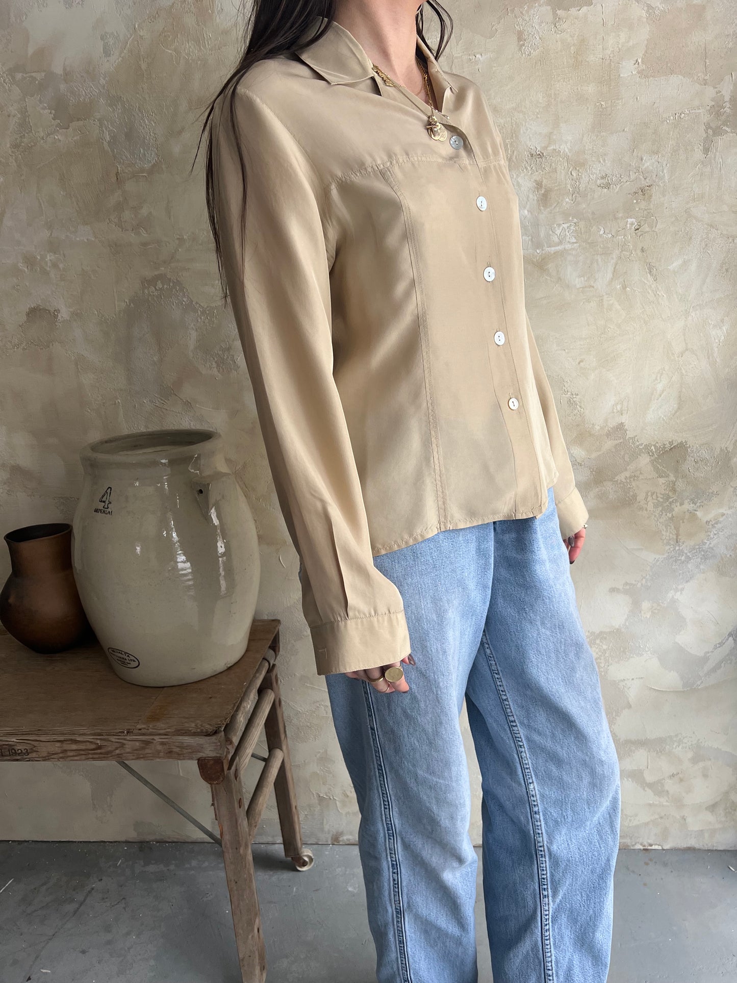 Sand Silk Shirt