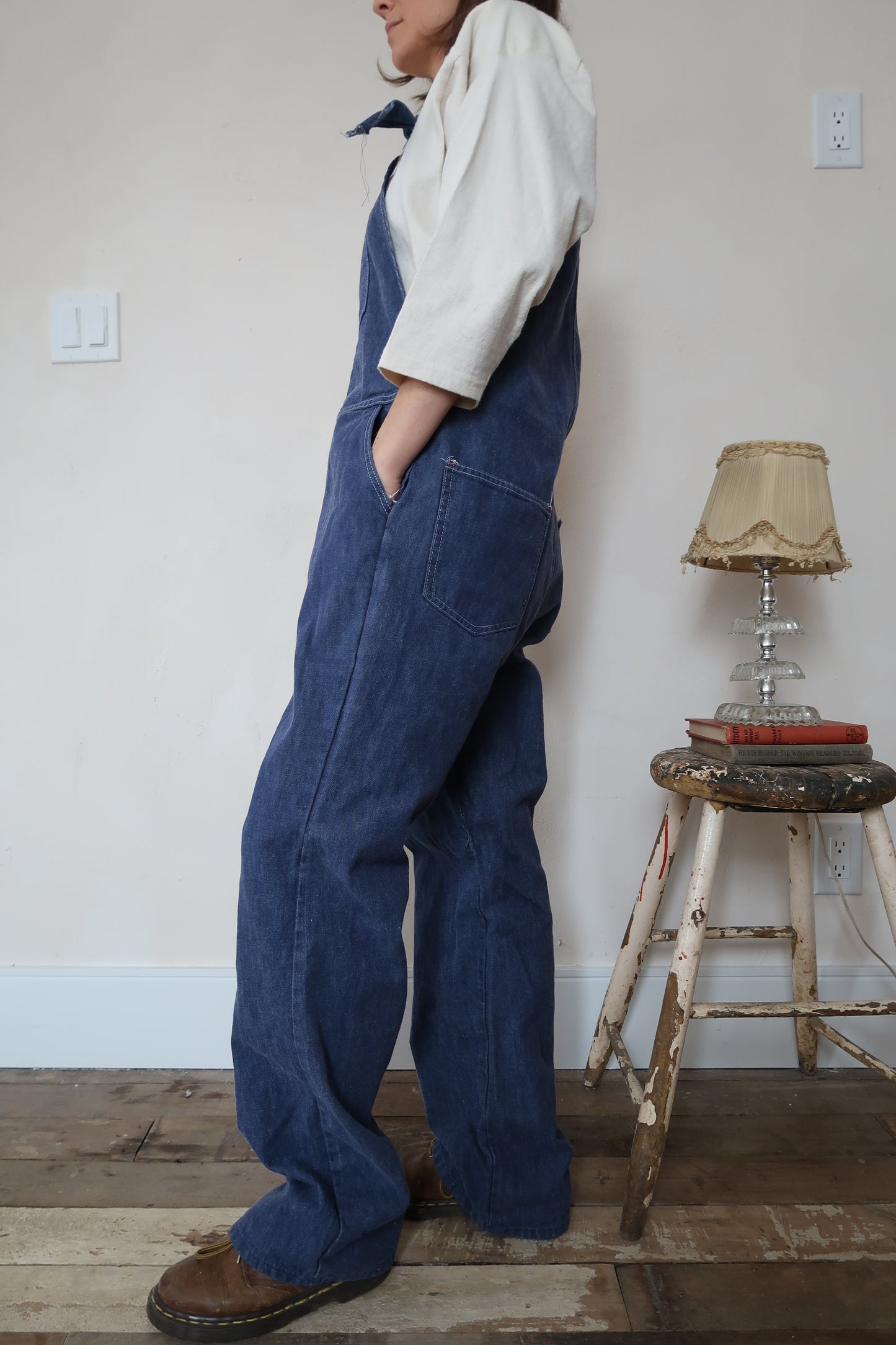 Blue Denim Overalls