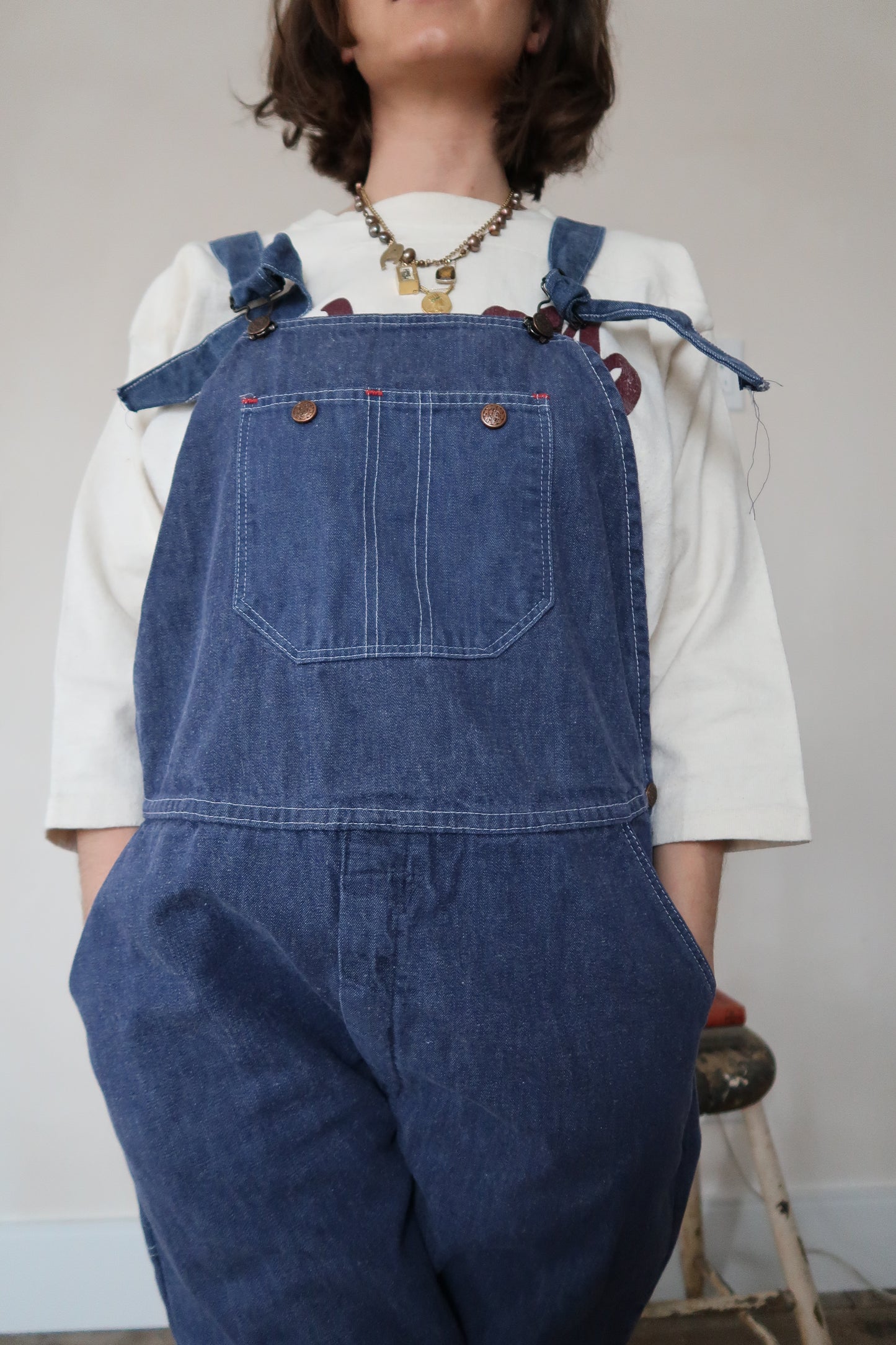 Blue Denim Overalls