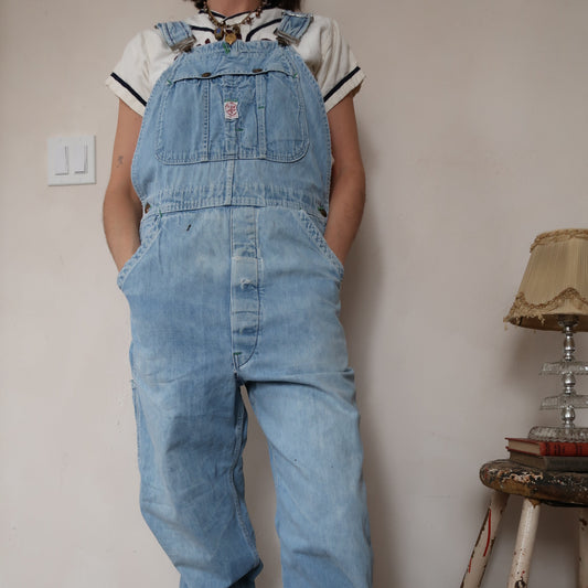 Light Wash Denim Overalls