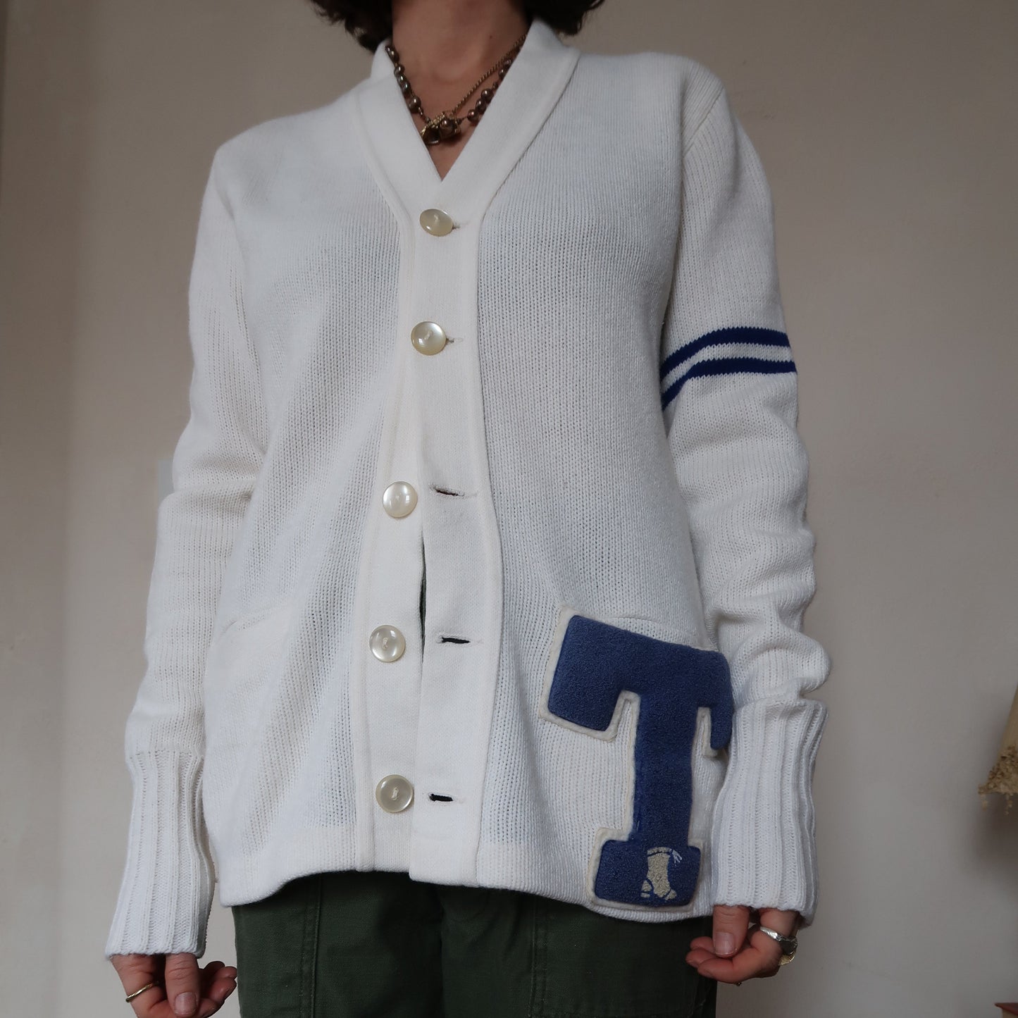 “T” Varsity Cardigan