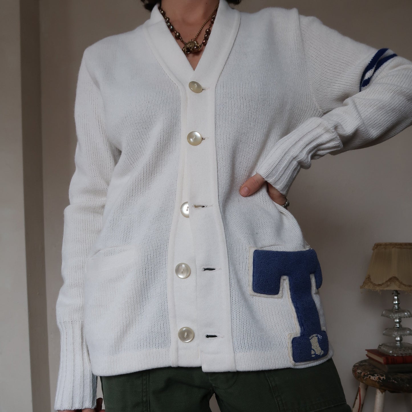 “T” Varsity Cardigan