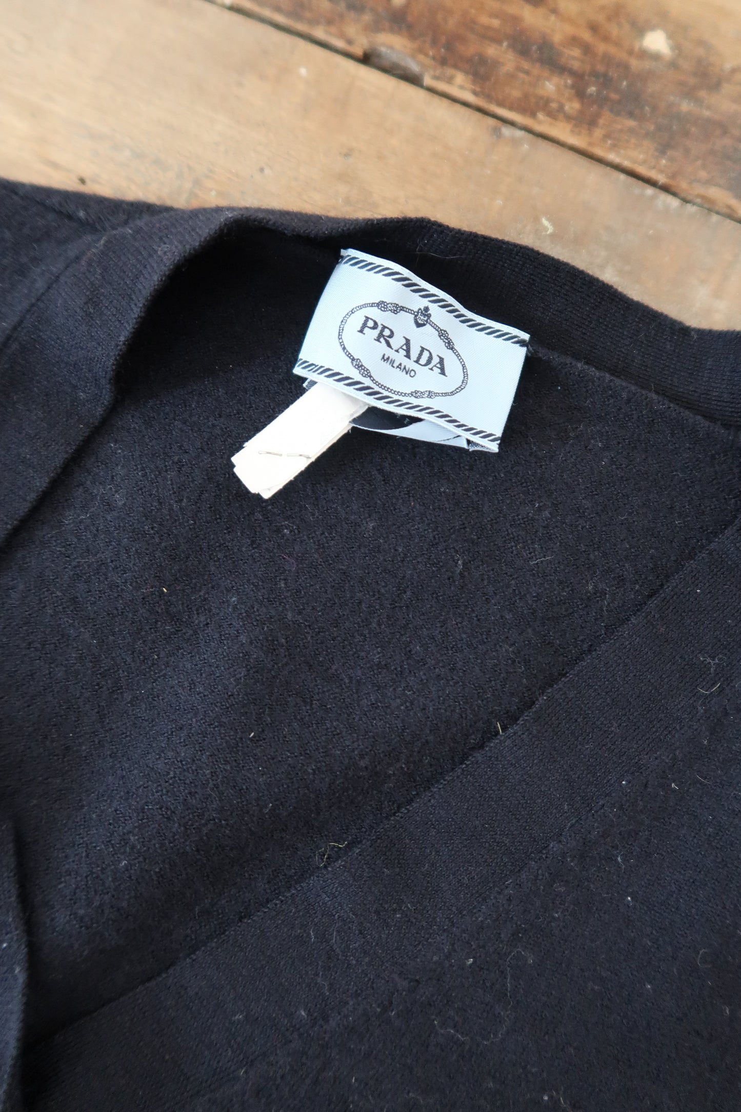 Prada Navy Cardigan