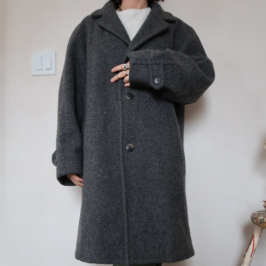 Grey Wool Pendleton Coat