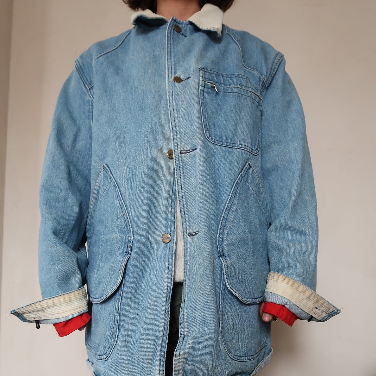 LL Bean Denim Chore Jacket