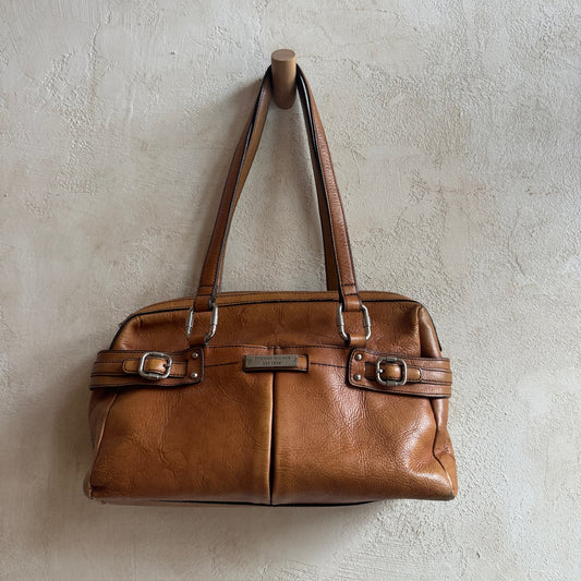 Tan Leather Shoulder Bag