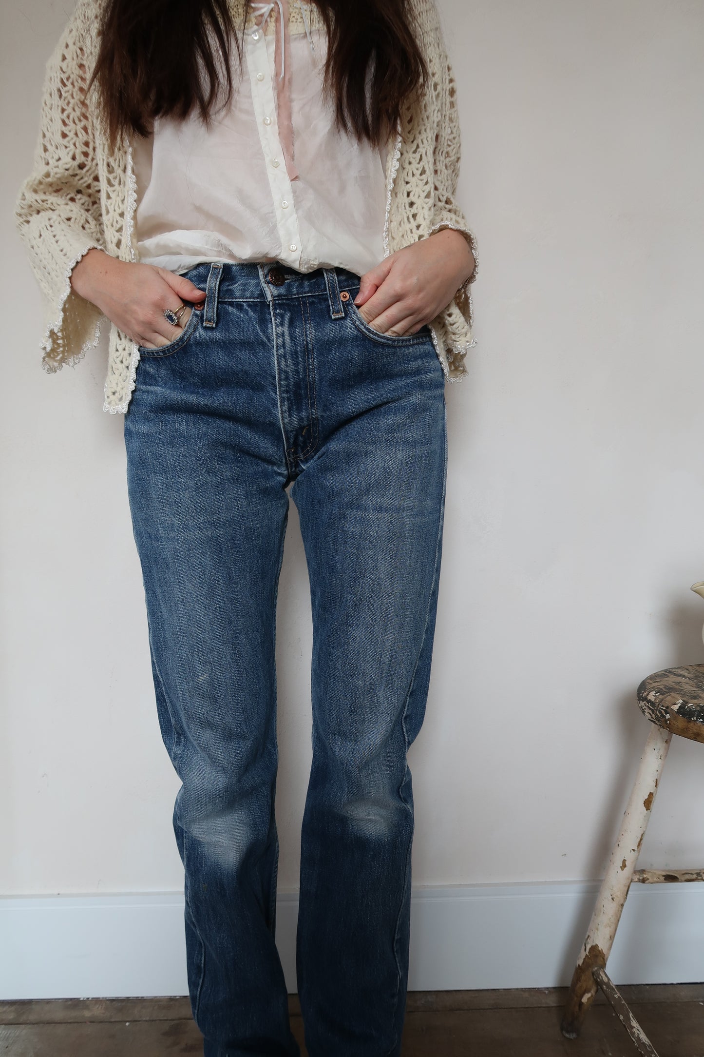 Levi’s 505 Faded Denim