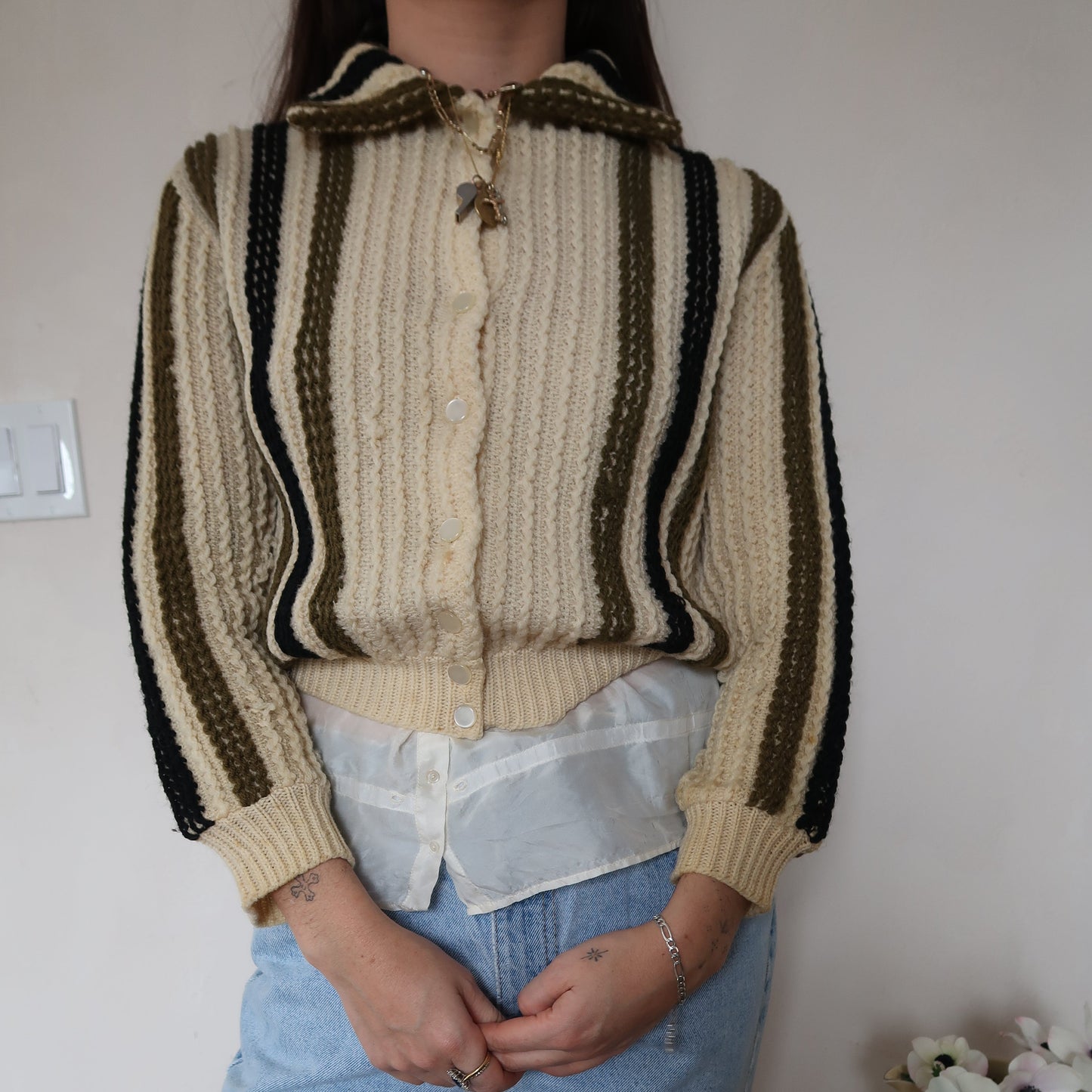 Striped Cardigan