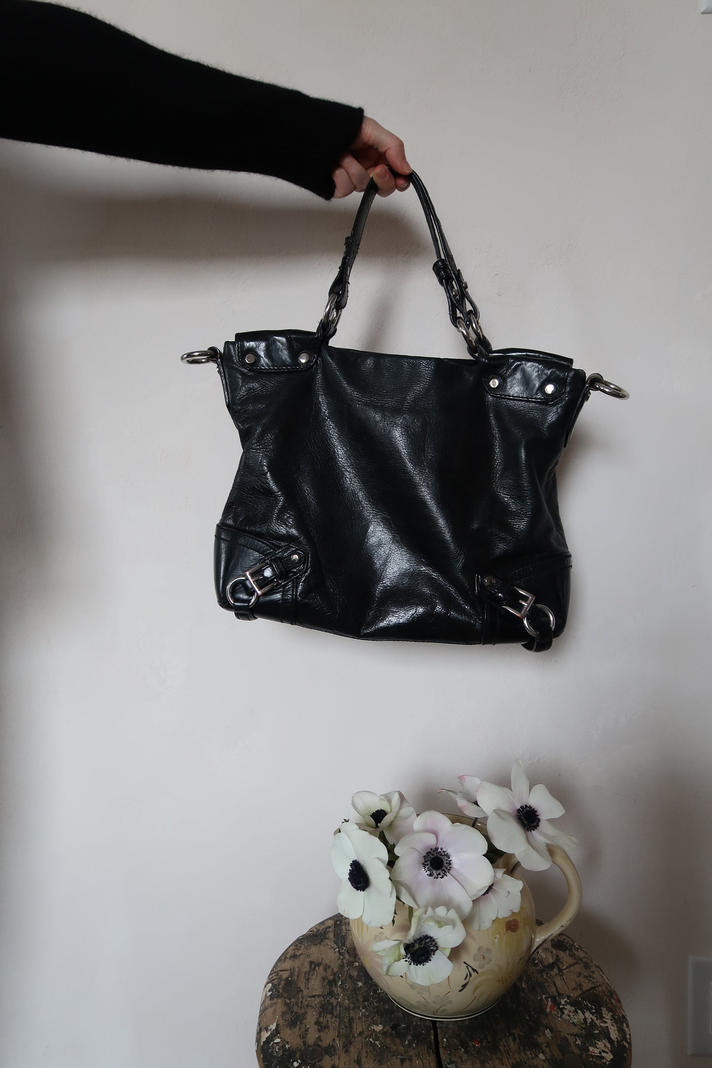 Michael Kors Black Leather Handbag