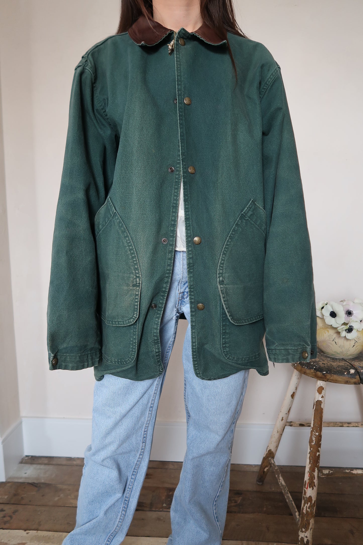 Hunter Green Chore Jacket