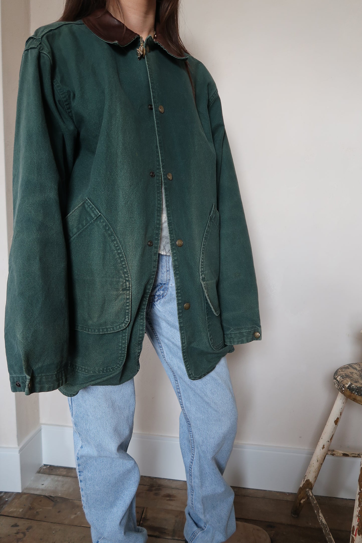 Hunter Green Chore Jacket